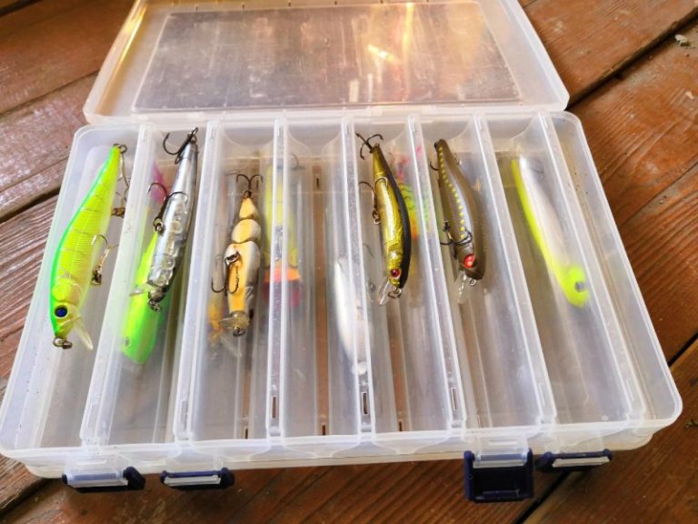 tackle box and tackle